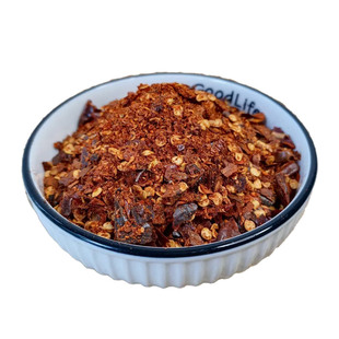 贵州特产柴火糊辣椒关岭手搓辣椒面火锅蘸水商用香辣调味料500g