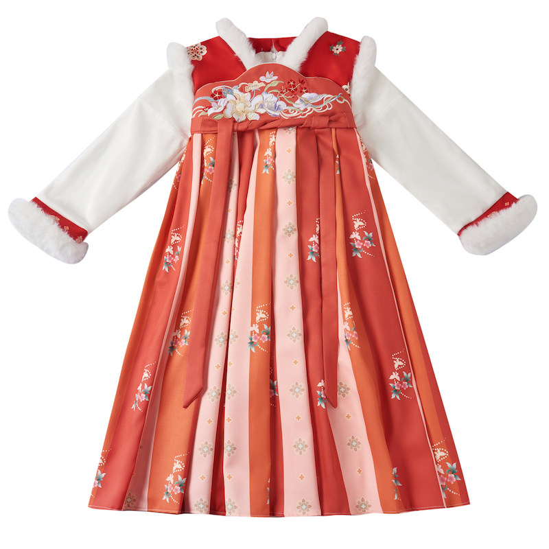汉服女童日常仙气高端拜年服古装