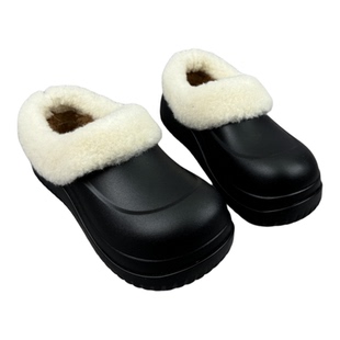 欧洲站欧货女鞋2025冬季新款高跟厚底松糕底加绒保暖雪地勃肯鞋潮