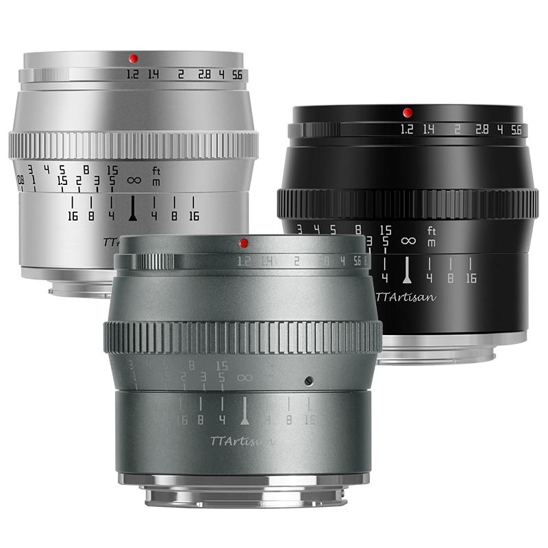 铭匠光学50mm f1.2微单镜头适用富士XS10佳能R7索尼康Z30松下相机