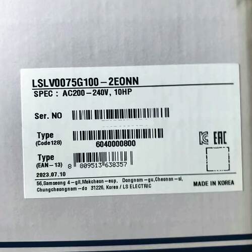 配件LS0075G100-2EONN全新正品韩国制造LS产电议价