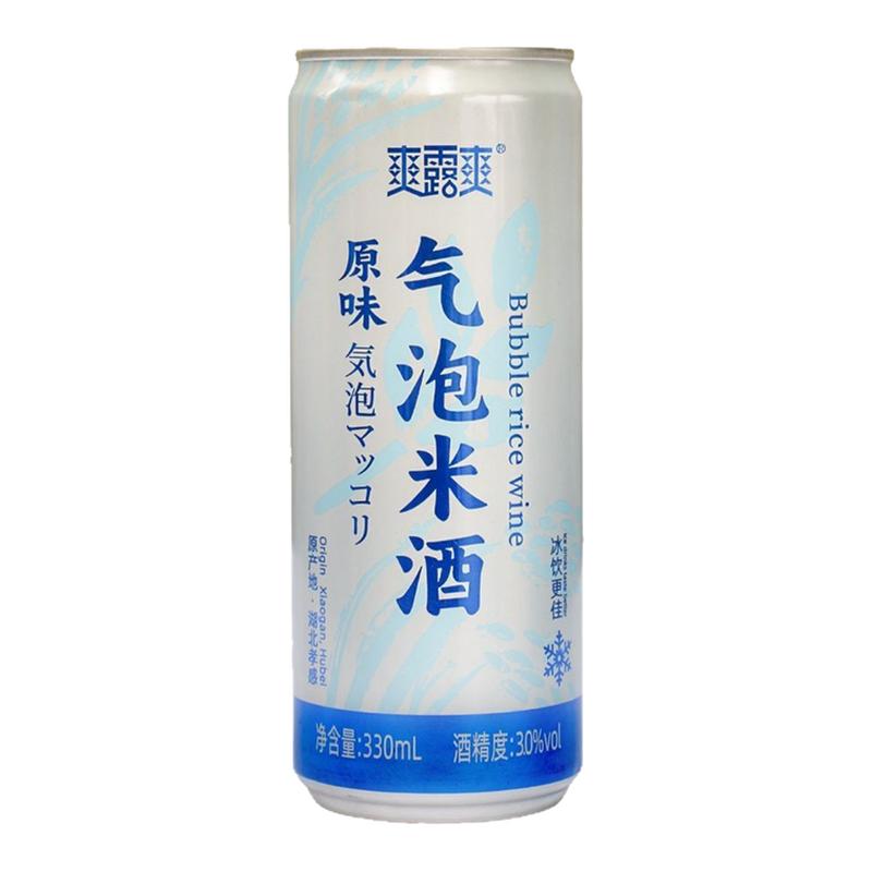 爽露爽原味气泡米酒低度微醺
