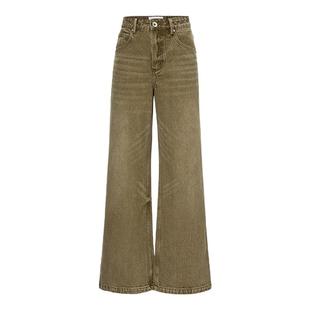 RODERIC WONG2025夏季复古水洗牛仔阔腿裤长裤淡人穿搭