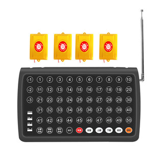 铃精灵楼层无线呼叫器电梯临时外呼叫按钮室内室外系统施工人货梯轿厢控制器升降机建筑工地主机30层防水分机