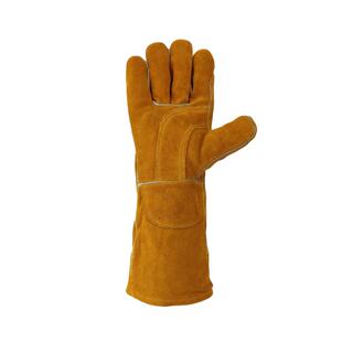 双层电焊手套牛皮耐高温防烫柔软长款焊工隔热劳保加厚左右手户外