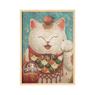 实木拼图相框1000片拼图裱框300 500 2000块70x50x75平图装裱定制