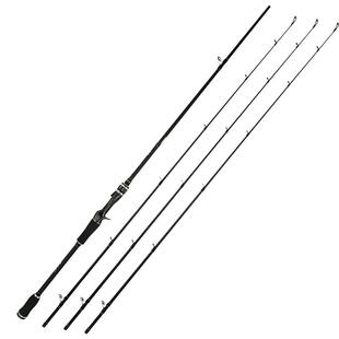 渔名捕路亚竿三竿稍M/ML/MH远投枪柄直柄套装海竿翘嘴专用钓鱼竿