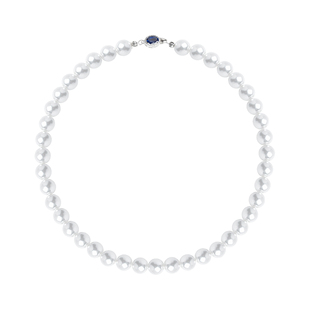 澳白珍珠项链女款颈链轻奢小众正品秋冬毛衣链妈妈款2025新款爆款