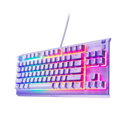 SteelSeries赛睿Apex 3有线电竞游戏键盘磁吸腕托静音薄膜轴RGB