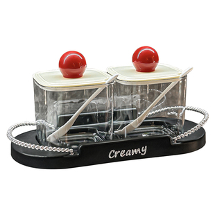 厨房调料收纳盒置物架免打孔壁挂多功能调味品组合套装佐料盐罐