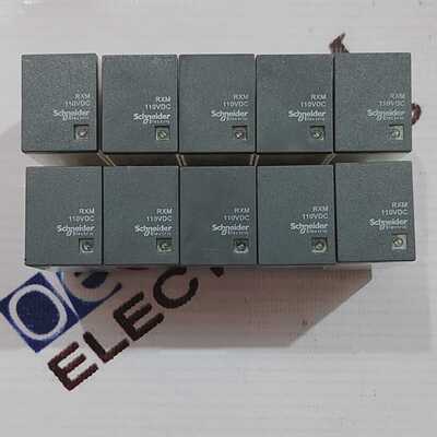 SCHNEIDERELECTRICRXM2NB3FD110VDC继电器8针套装10件免费快速发