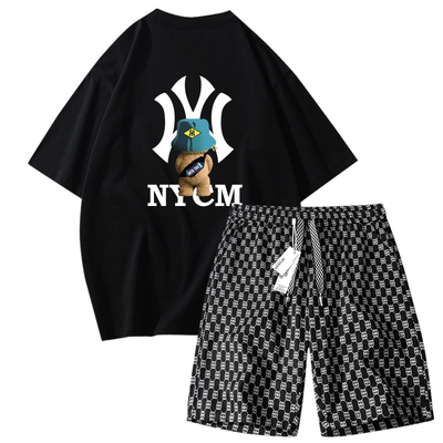 2025新款夏季运动套装男短袖T恤