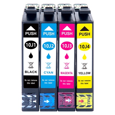 适用爱普生10J墨盒Epson WF-2930 WF-2950喷墨打印机墨盒XP-2200 XP-2205 XP-4200墨水盒黑色彩色10J墨水匣