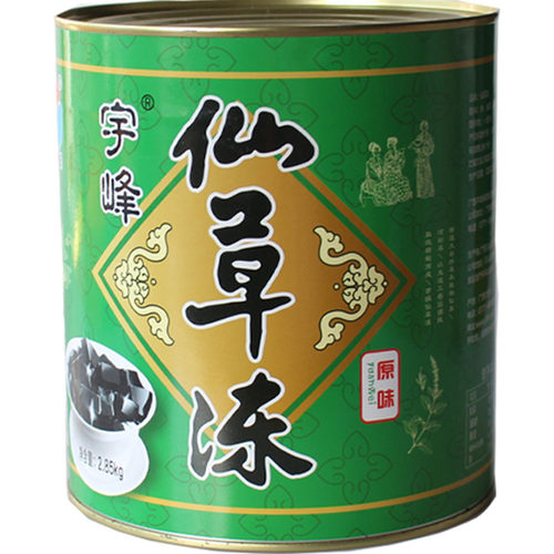 宇峰 仙草冻罐2.85kg装开罐即食烧仙草果冻罐头甜品免煮罐头