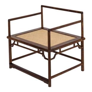 茶桌主人椅茶椅茶室老榆木主椅新中式禅意主椅茶椅子主人位高级感