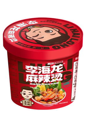 李海龙麻辣烫桶装冲泡速食大食桶