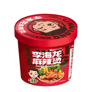 李海龙麻辣烫桶装冲泡速食夜宵238克/桶3桶6桶装带丸子速食喝汤