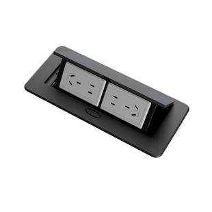 国际电工岛台桌面嵌入式插座办公室书桌台面排插内嵌式弹起地插座