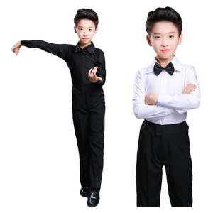 少儿拉丁舞服男童拉丁考级服比赛服舞蹈练功服男生拉丁训练服套装