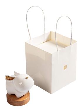 本兮建白瓷家居摆件萌宠桌面