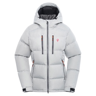 黑冰800蓬羽绒服女款冬季厚款户外登山滑雪露营鹅绒连帽外套8614