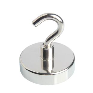 磁铁挂钩强力圆形吸铁石挂钩无痕免钉冰箱钥匙挂勾不锈钢强磁粘钩