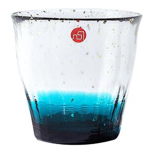 日本进口石冢硝子津轻金箔水杯酒杯玻璃杯手工日式生日结婚礼物