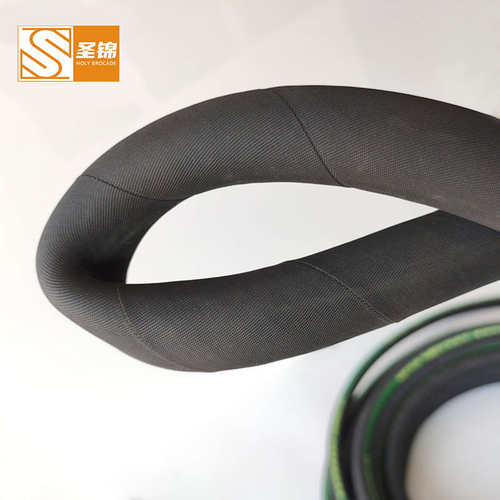 夹布橡胶管黑色布纹胶管帘线缠绕高压管耐高温抗老化蒸汽机油管