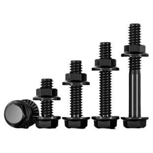 国标10.9级高强度法兰面防滑外六角螺丝螺母螺栓组合套装配件大全