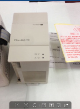 议价全新原装4通道温度控制模块 FX2N-4AD-TC工程剩余品 质保1年