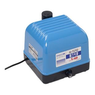 海利超静音气泵鱼缸气泵海利V10V20V30V60增氧泵大功率强力氧气泵