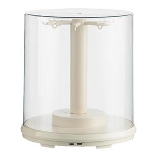 RMAX拉布布挂件展示盒透明防尘旋转labubu手办盲盒展示架收纳盒子