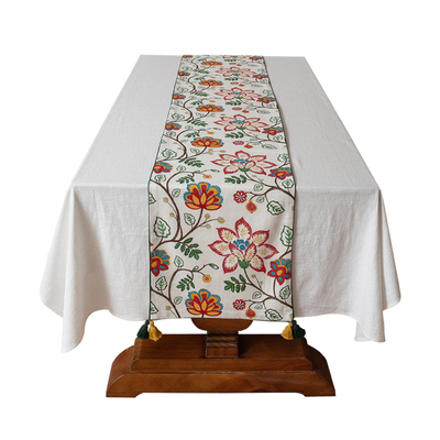 高级感桌旗茶几鞋柜美式长条盖巾