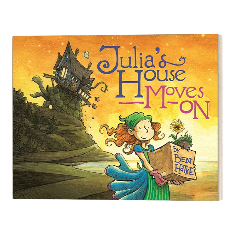 英文原版绘本 Julia's House Moves On 朱莉娅的房子3 继续前进 精装绘本 英文版 进口英语原版书籍