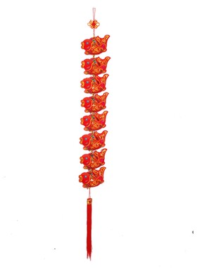 年年有余春节五福八仙吉祥中国结