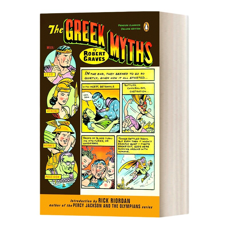 英文原版 The Greek Myths Penguin Classics Deluxe Edition 古希腊神话英雄传 罗伯特·格雷夫斯 英文版 进口英语原版书籍