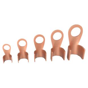 OT紫铜接线鼻开口鼻接线鼻子铜鼻子铜线耳10 20 30 40 50a铜端子