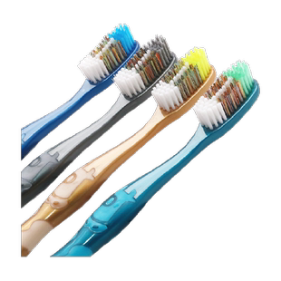 简如云大头弧形中毛牙刷中硬毛成人家庭装中性男士专用女士家用