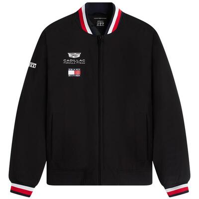 Tommy男装印花赛车棒球夹克外套