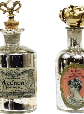 印度手工玻璃香薰瓶欧式复古摆件