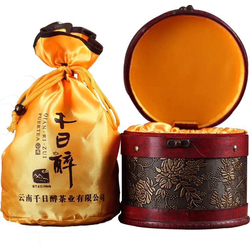 熟茶干净均匀600克桶装普洱茶