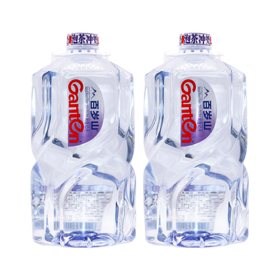 百岁山天然饮用水2瓶整箱装