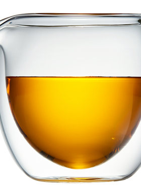 美斯尼玻璃公道杯双层隔热分茶器
