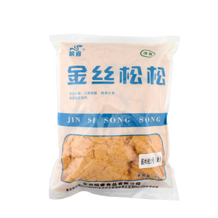 皖睿拔丝蛋糕专用拉丝肉松烘焙用棉花肉粉松金黄色雪白色1kg 包邮