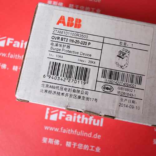议价ABB OVR BT2 1N-20-320 P ABB全新电涌保护器 2TAM101100R350