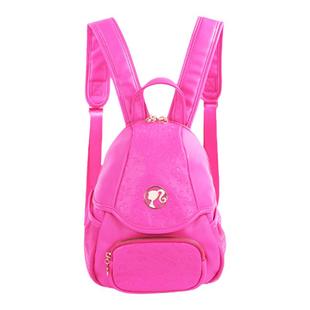 Barbie芭比官方正品粉色双肩背包小众女款包包书包大容量学生礼物