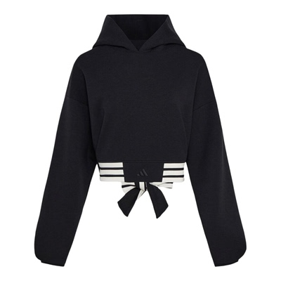 阿迪达斯2026春女连帽宽松卫衣