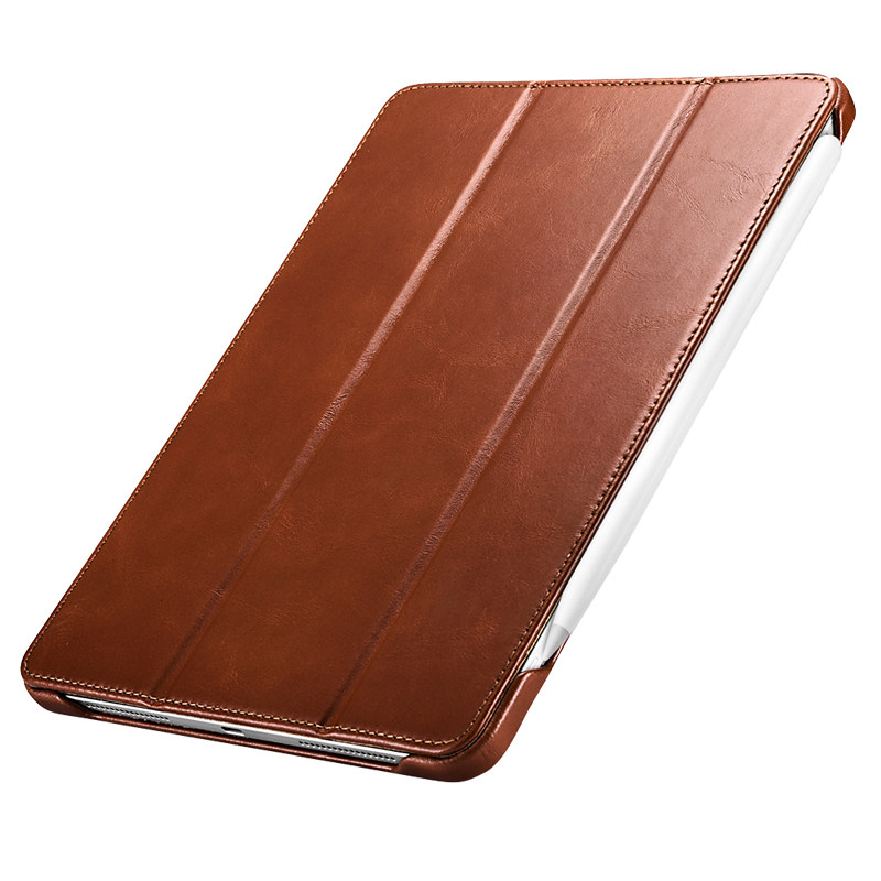 iCarer iPad Pro 11/12.9寸Air 5 4真皮智能唤醒休眠翻盖保护套壳