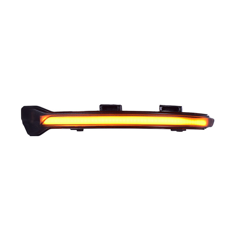 适用大众高尔夫7/7.5GTI R凌度途安L后视镜LED流水灯转向灯一抹蓝