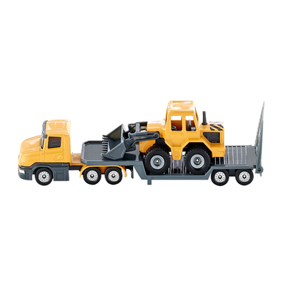 siku拖车装载机合金车机臂可以动